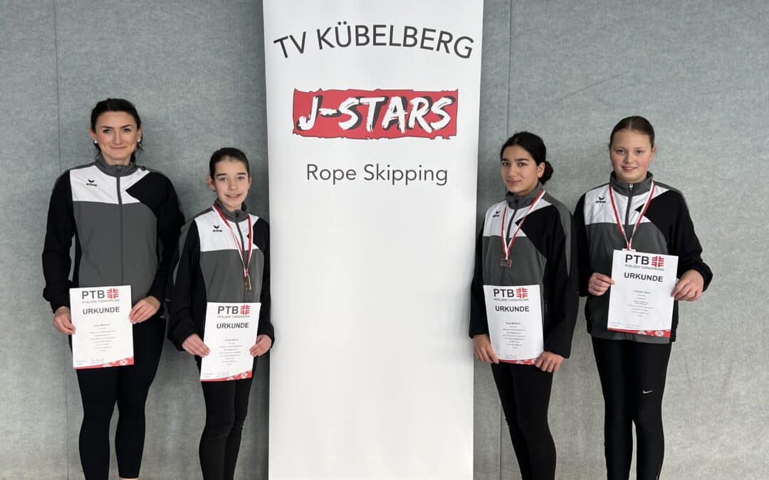 Nachwuchs des TVK bei den Landesmeisterschaften Einzel im Rope-Skipping